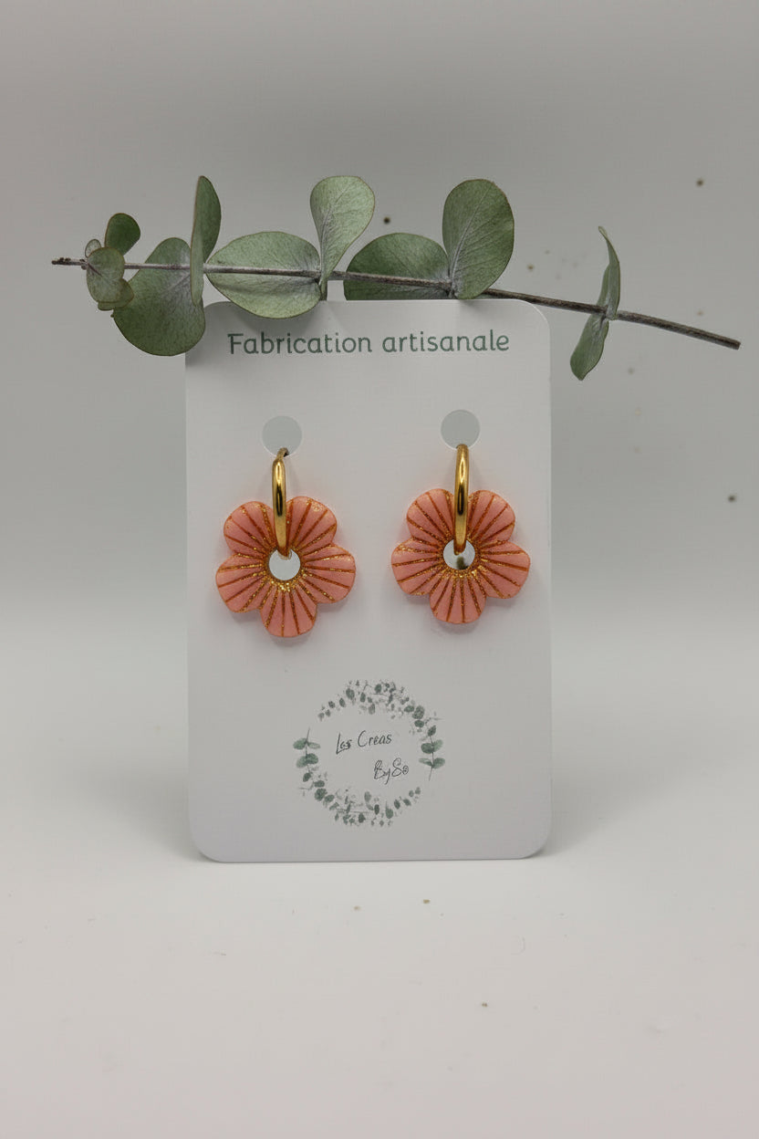 Boucles d'oreilles - Flora