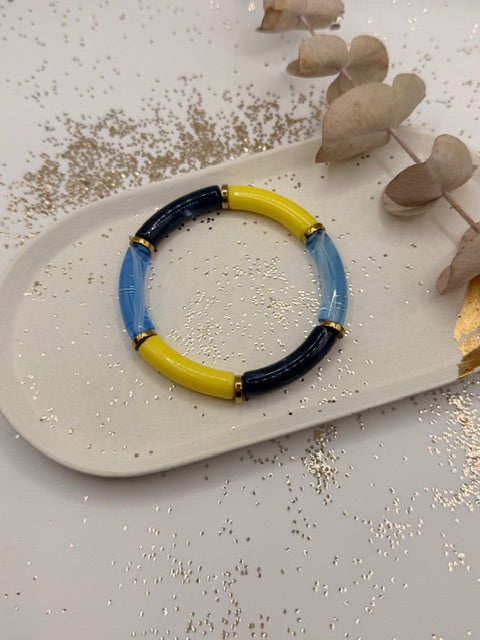 Bracelet tube - Les bleus