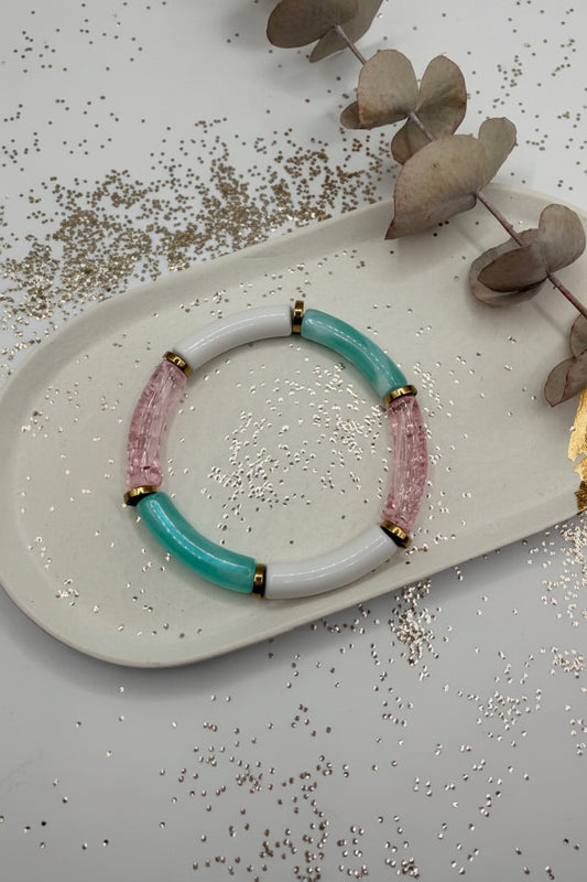 Bracelet tube - Les turquoises