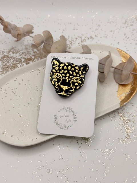 Broche - Léopard