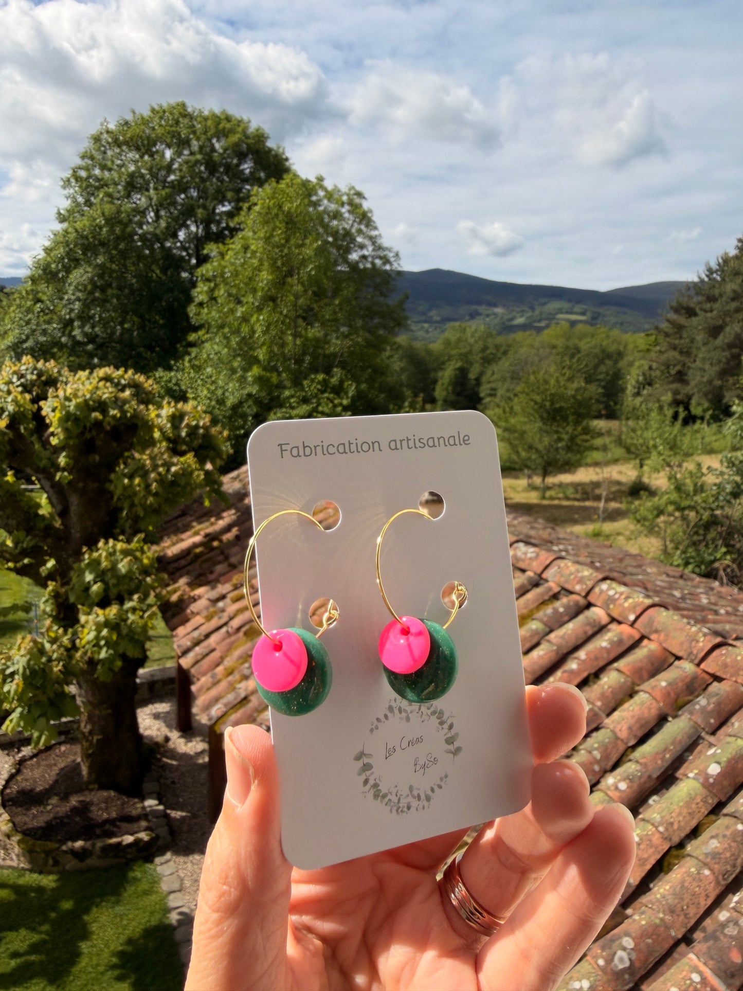 Boucles d'oreilles - Confettis