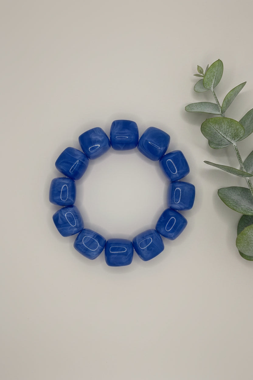 Bracelet cube - Bleu