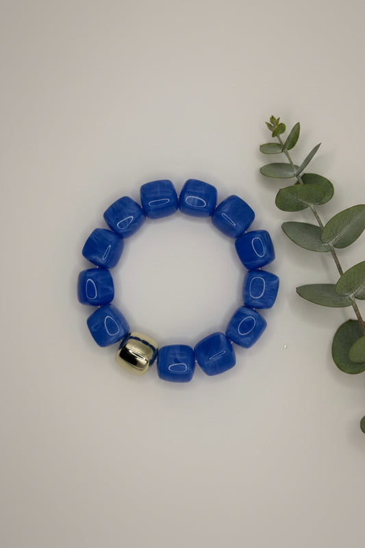 Bracelet cube - Bleu