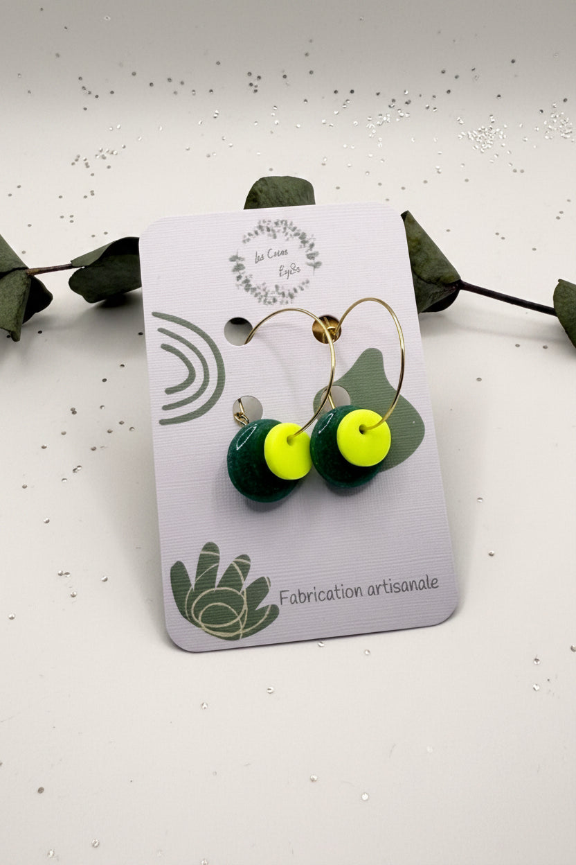 Boucles d'oreilles - Confettis