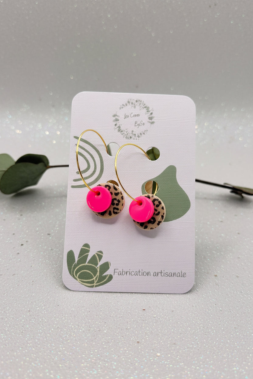 Boucles d'oreilles - Confettis