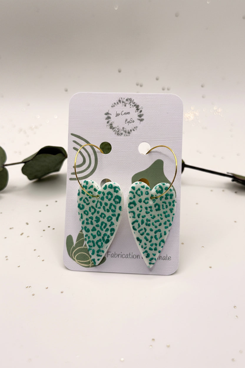 Boucles d’oreilles - Coeur Cosmo