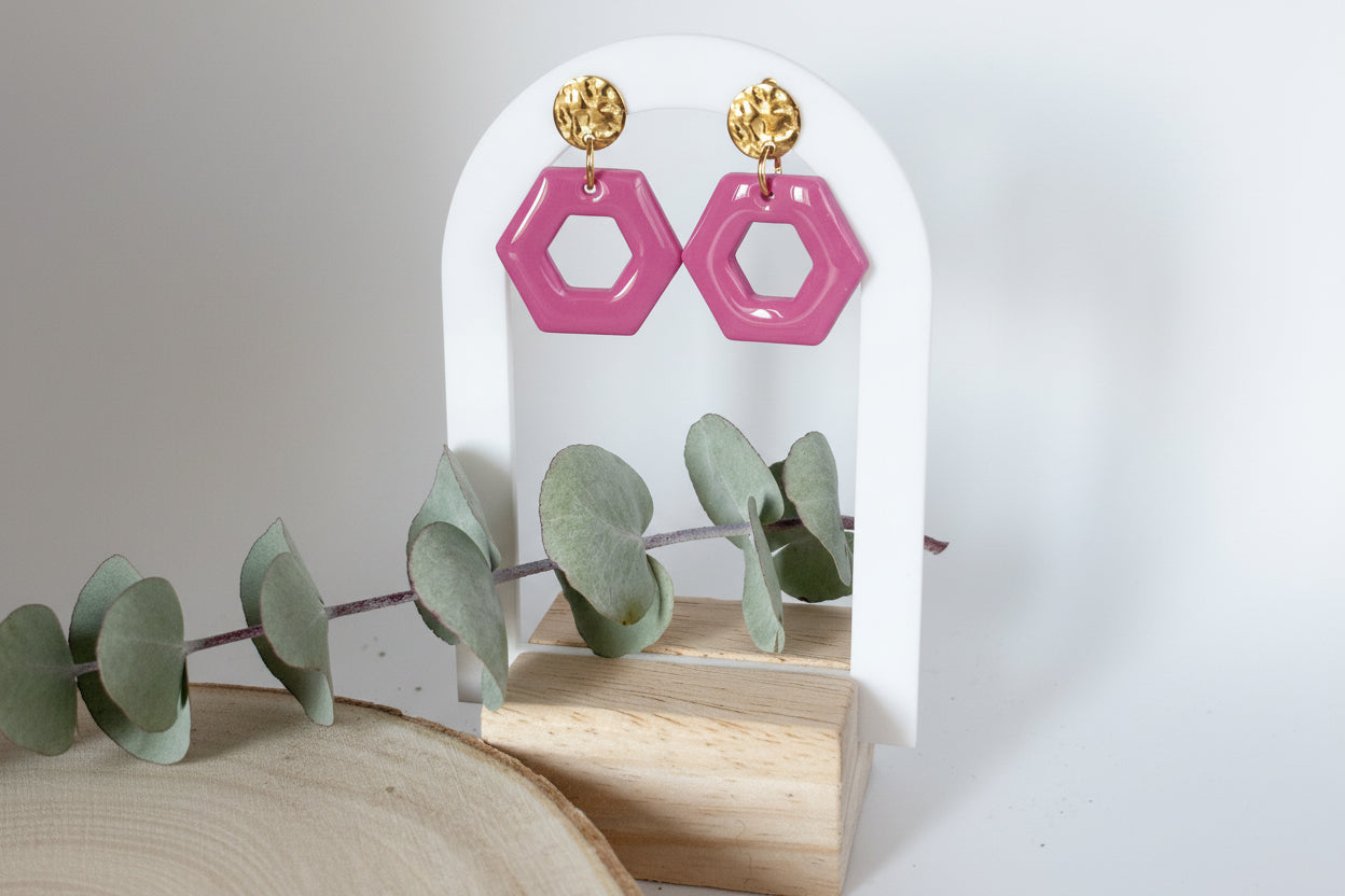 Boucles d'oreilles - Héxachic